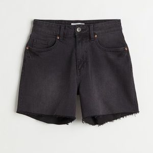 Denim Shorts High Waist by H&M